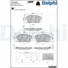 Remblokkenset schijfrem LP5044EV Delphi