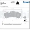 DELPHI Plaquettes de frein X4 pour VOLVO: S60, V60 (Ref: LP3710)