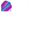 Harrows Silika Lumen NO2 Aqua & Pink Tough Crystalline Coated - Dart F...