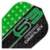 Harrows Dimplex S3 Green NO6 - Dart Flights