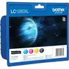 Brother LC1280XL Value Pack - pack de 4 - noir, jaune, cyan, magenta -...