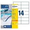 Inkjet+Laser+Kopieer-etiketten, wit 105 x 42,3