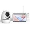 Bébé Moniteur 5\ Lcd -Pimpimsky- Babyphone Vidéo- Ecoute Bébé Video- Camera Surveillance Avec Écran D\Affichage-Couleur