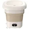 JOULLI Mini Machine À Laver Pliante 9L, 36W, adaptée aux dortoirs, appartements, camping-cars, séjours en camping, Kaki