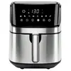 JOULLI Friteuse à air sans huile 8L, connexion wifi, 1700w, 8 préréglages de cuisson, écran tactile LED, minuterie maintien au chaud