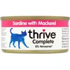 6x75g Thrive Complete sardine, maquereaux - Pâtée pour chat