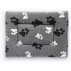 Vetbed® coussin polaire pour box de transport gris avec pattes 91x61x5...