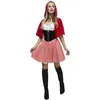 SMIFFYS Sexy Rood kapje outfit - Maatkeuze: Maat S