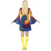 Smiffys "Hippie kostuum voor dames - Verkleedkleding - Medium"