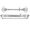 Clé articulée double, 8x9 Tengtools 650809
