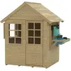 Maisonnette cabane enfant avec cuisine et volets ROMARIN en bois FSC®