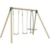 TP Toys Portique BARBICHE 2 balançoires - vis-à-vis - kit d'ancrage - H.224 cm