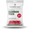 Masters Bamboo Graduated Golftees 32mm 25 stuks Rood