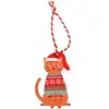Kersthanger kat kerstbal ros - Rex London