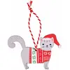 Kersthanger kat kerstbal hout - Rex London