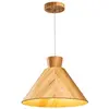 Accord Houten LED Hanglamp Conical | 1X E27 Max 40W | Teak