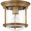 Hinkley LED Plafond Badkamerlamp Hadrian | 1X E27 Max 60W | IP44 | Dimbaar | Brushed Bronze