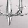 ELSTEAD Quintatesse Kronleuchter Ascher E14 40W Steel, nickel poli H: 71,5 cm Ø71.1 cm Hauteur dimmable réglable