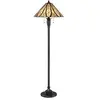 QUOIZEL Lampadaire - ELSTEAD LIGHTING - Victory Tiffany - Valiant Bronze - E27 - Vintage - 149,4 cm