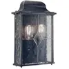 Elstead Lighting LED Wand Buitenlamp Wexford | 2X E27 Max 60W | Dimbaar | Black/Silver