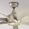 Kichler - Ventilateur de plafond Lehr ii Ø137cm en satin argenté antiq...