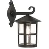 Elstead Lighting LED Wand Buitenlamp Hereford | 1X E27 Max 60W | Dimbaar | Black