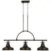 ELSTEAD Lampe suspendue Emery 3XE27 H: 58,7 L: 33 B: 133.4