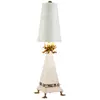 Flambeau LED Tafellamp Leda | 1X E27 Max 60W | Cream Patina, Gold Leaf