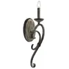 Kichler LED Wandlamp Taulbee | 1X E14 Max 60W | Weathered Zinc