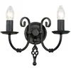 Elstead Lighting LED Wandlamp Artisan | 2X E14 Max 60W | Black