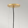 ELSTEAD Lisa McDennon by Hinkley LED Pendelarmatuur Nula | 1X E27 Max 100W | Dimbaar | Shell White & Luxe Gold