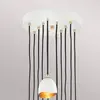 ELSTEAD Lisa McDennon by Hinkley LED Pendelarmatuur Nula | 12X E14 Max 40W | Dimbaar | Shell White & Luxe Gold