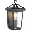 Elstead Lighting Hinkley LED Wand Buitenlamp Alford Place | 1X E27 Max 40W | IP44 | Dimbaar | Museum Black