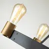 ELSTEAD Quintatesse Hanging Lamp Silas E27 40W Steel, Altzink & Brass h: 28 cm Ø54.9 cm Hauteur dimmable réglable