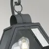 NATUR Elstead Quoizel Heath Lampe Extérieure Applique Murale d'Extérieur Noir Chiné IP44