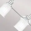 QUOIZEL Lampe de salle de bain houle G9 led 3,5 w IP44 Steel, verre Chrome poli l: 17,1 cm b: 61cm Ø61cm