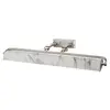 ELSTEAD Lampe pour tableau winchfield 4xE14 40W acier nickel poli & effet marbre blanc h: 12,7cm l: 70,3cm dimmable