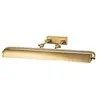 Lampe pour tableau WINCHFIELD 4xE14 40W acier vieilli laiton H:12,7cm ...