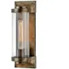 Elstead - Lampe murale Quintatesse Pearson E27 40W IP44 Aluminium, Bro...