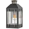Hinkley LED Wand Buitenlamp Fitzgerald | 1X E27 Max 60W | IP44 | Dimbaar | Textured Black with Burnished Bronze