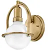 ELSTEAD Lampe murale Quintatesse Somerset E27 40W Steel, laiton l: 18,9 cm h: 23,3 cm b: 15,8 cm