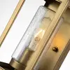 ELSTEAD Lampe murale Quintatesse Atwater E27 40W IP44 epmm (composite en plastique / pierre), en laiton peint Verre transparent l: 17,6 cm h: 35,5 cm b: 16,5