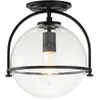 ELSTEAD Hinkley LED Plafondlamp Somerset | 1X E27 Max 60W | Dimbaar | Black