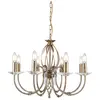 Elstead Lighting LED Kroonluchter | 8X E14 Max 60W | Dimbaar | Aged Brass