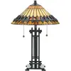 QUOIZEL Elstead - Lampe de table chastain 2XE27 h: 57.2 l: 39.4 b: 39.4
