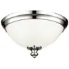 Feiss LED Plafondlamp Parkman | 2X E27 Max 60W | Dimbaar | Polished Nickel