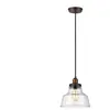 FEISS Suspension Baskin, laiton vieilli peint/zinc, verre