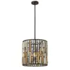 ELSTEAD Lampe suspendue Gemma 3XE14 h: 40 ø: 40.6