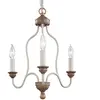 Feiss LED Kroonluchter | 3X E14 Max 40W | Dimbaar | Chalk Washed/Beachwood