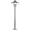 ELSTEAD WeGenlockte Klampenborg E27 40W IP44 en acier inoxydable, verre transparent Argent b: 27,5 cm Ø27,5 cm